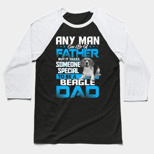 Beagle Dad Lovers Fathers Day Baseball T-Shirt